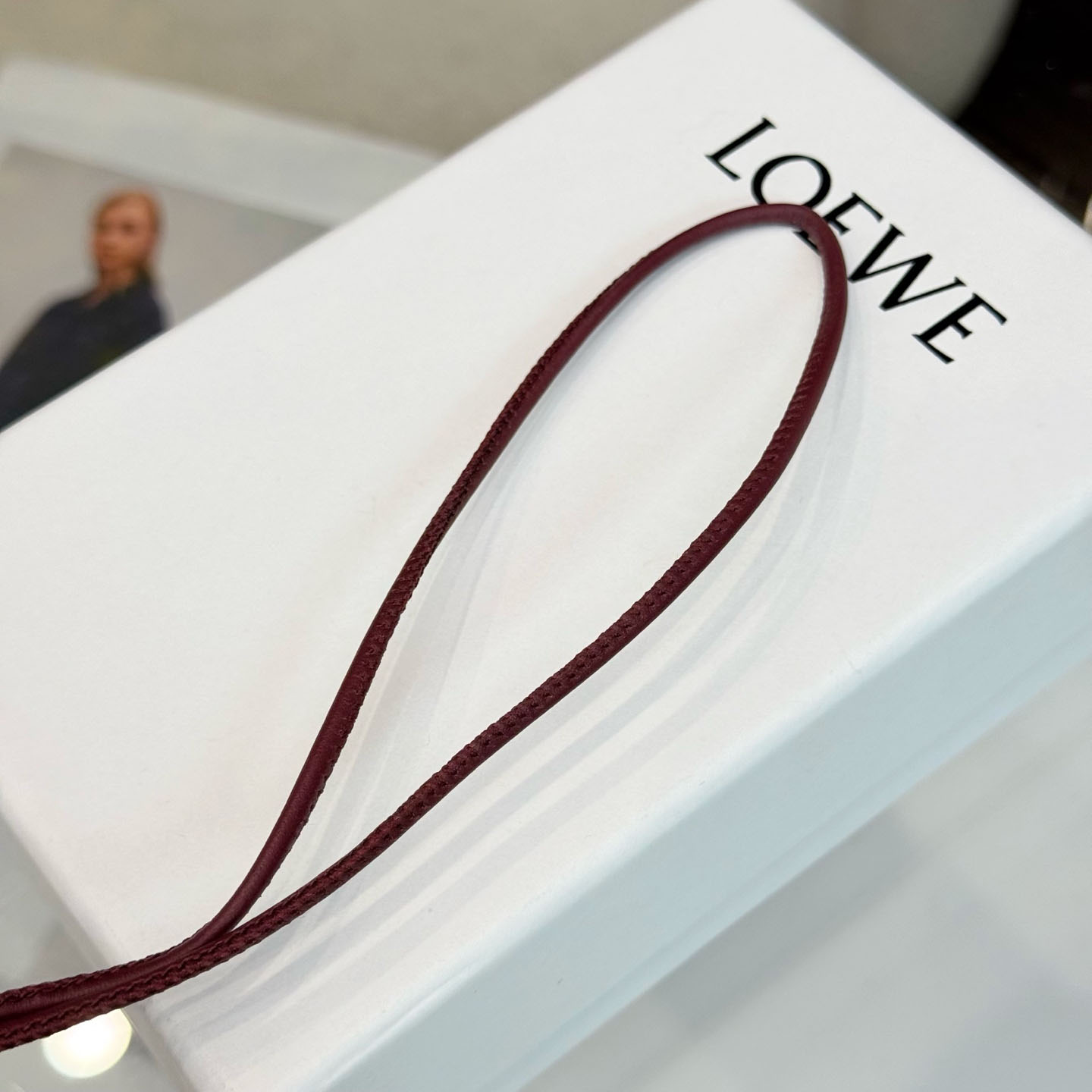 Loewe Blombée Charm In Calfskin And Acetate - DesignerGu