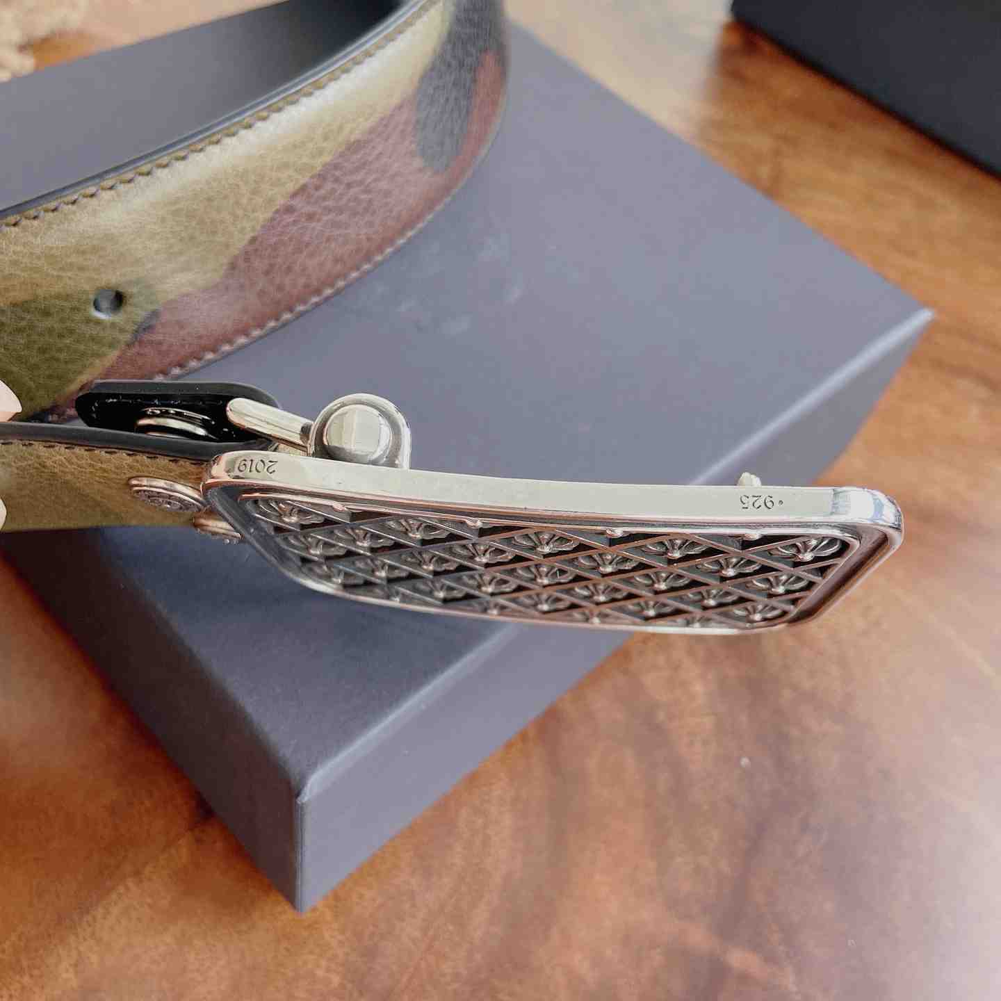 Chrome Hearts Leather Belt   - DesignerGu