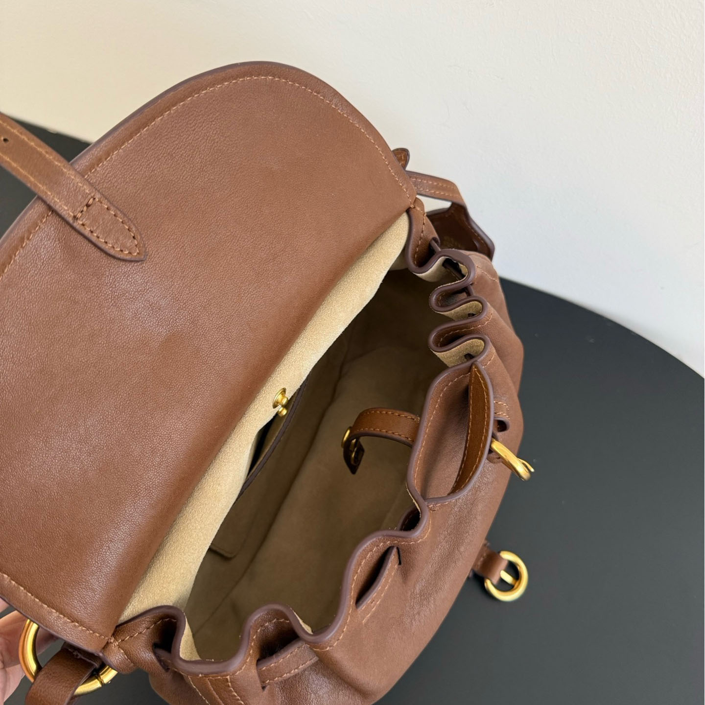 Miu Miu Rendez-Vous Nappa Leather Bag - DesignerGu