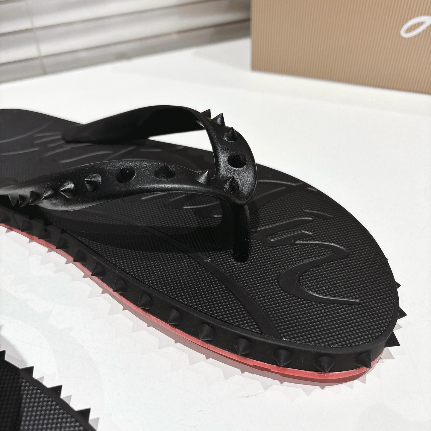 Christian Louboutin Super Loubi Flip Flops - DesignerGu
