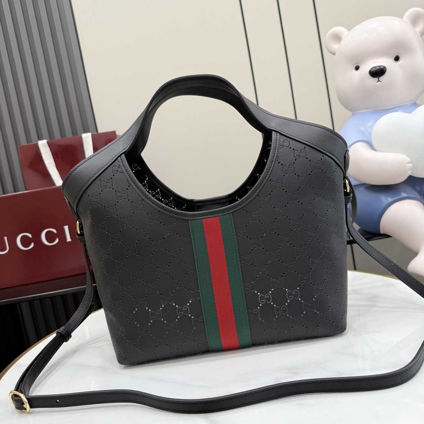 Gucci Giglio Small Tote Bag 860845 - DesignerGu