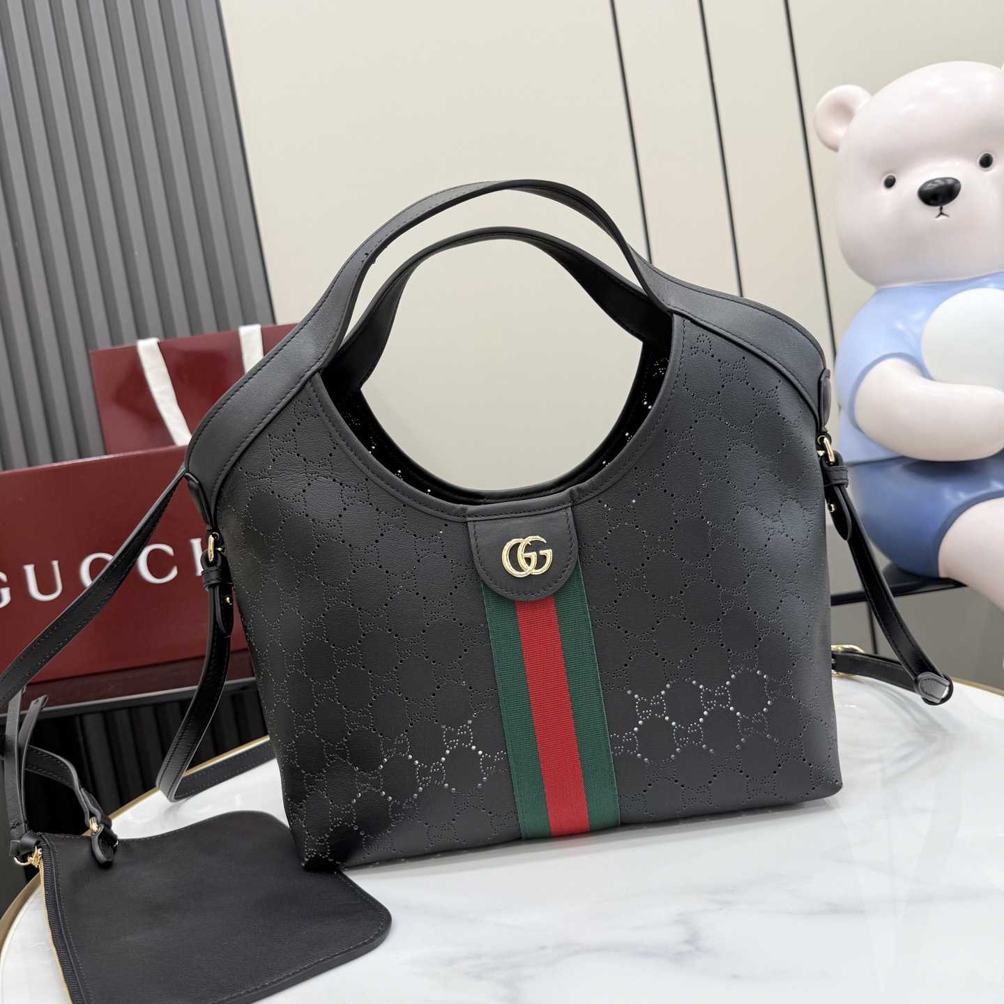 Gucci Giglio Small Tote Bag 860845 - DesignerGu