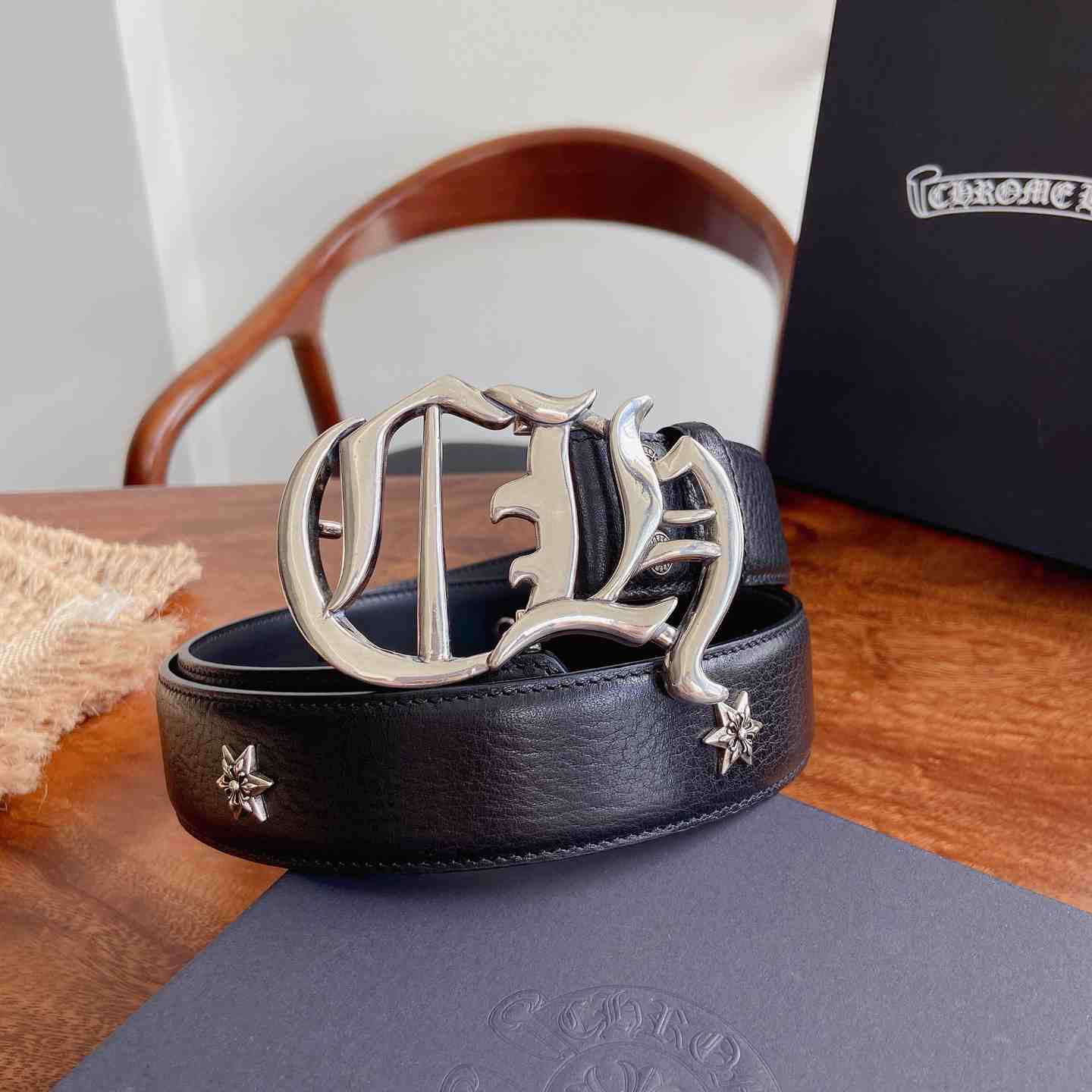 Chrome Hearts Leather Belt   - DesignerGu