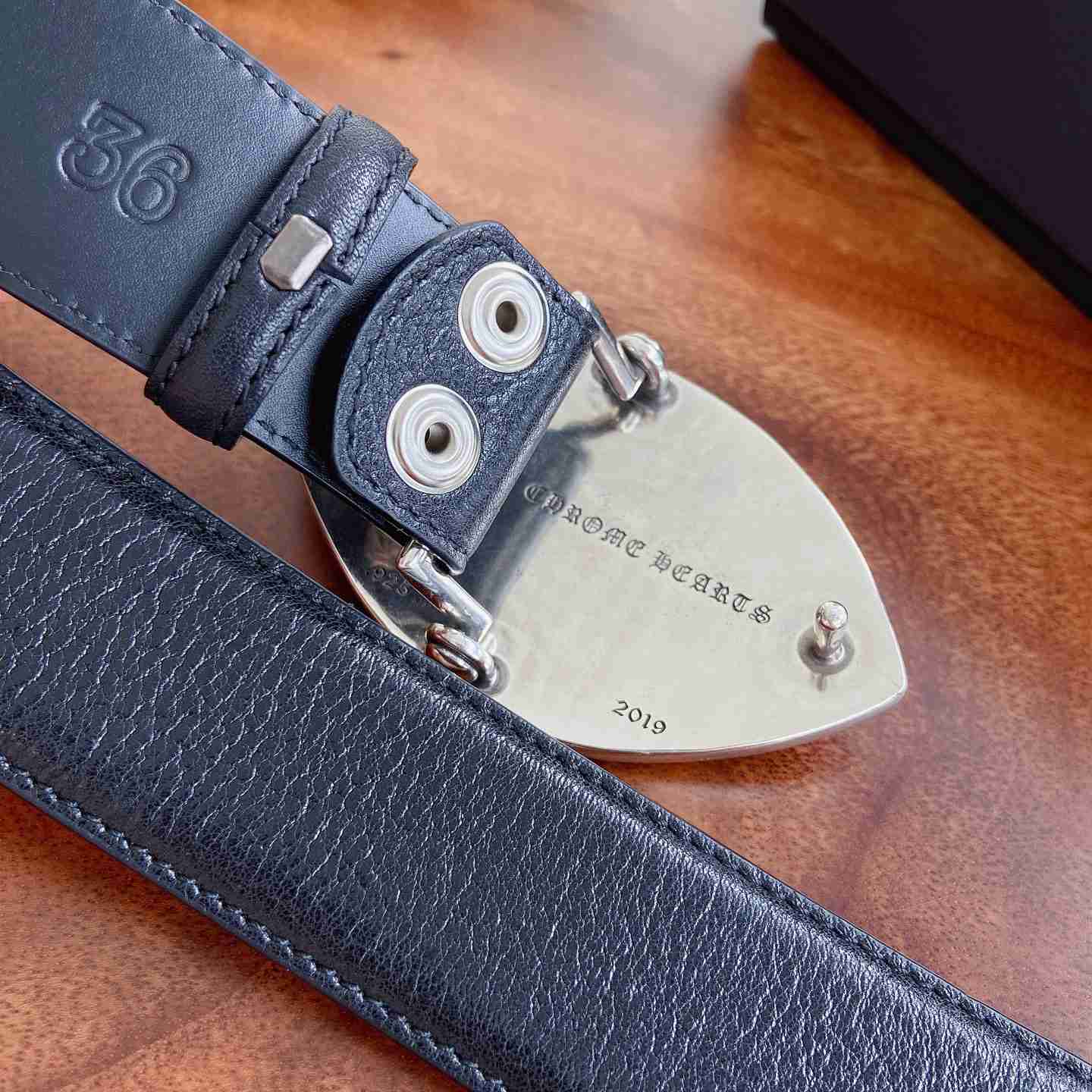 Chrome Hearts Leather Belt   - DesignerGu