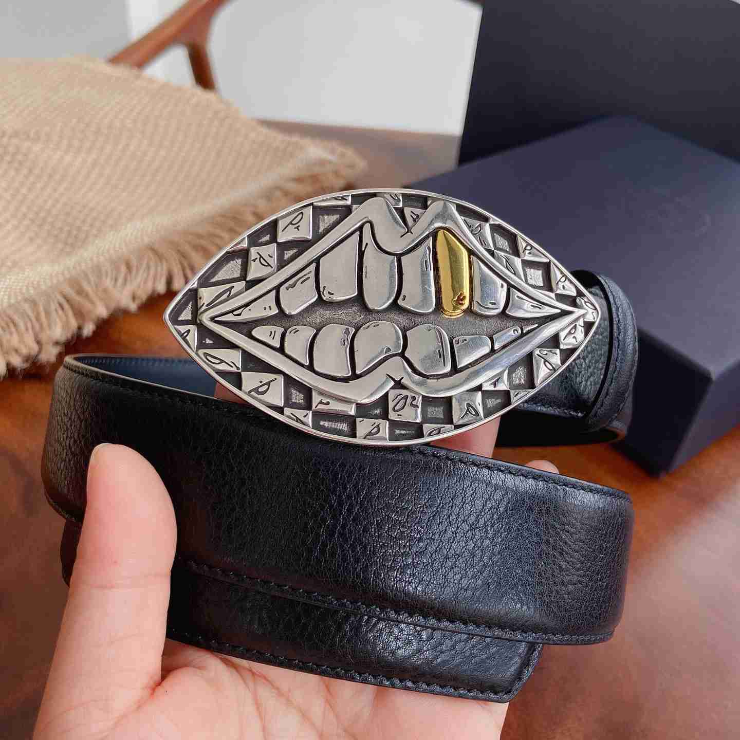 Chrome Hearts Leather Belt   - DesignerGu