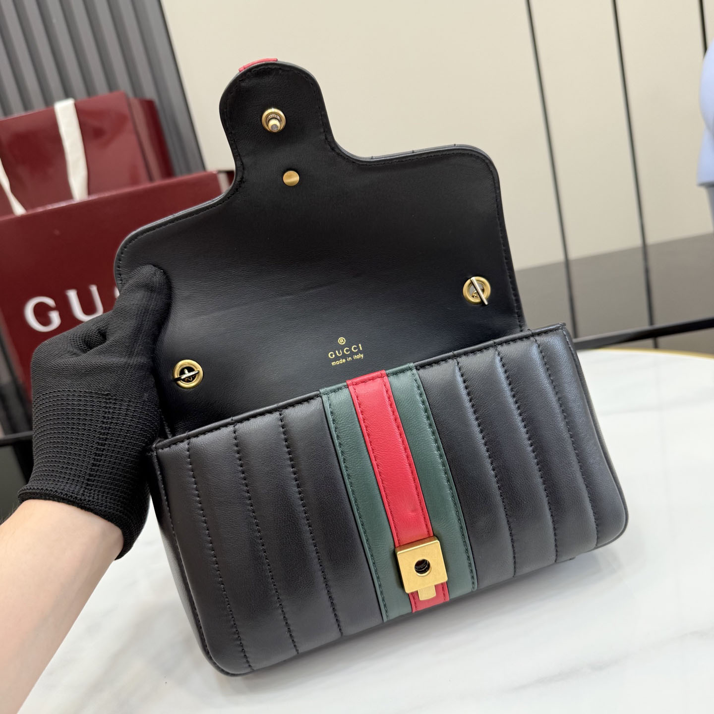 Gucci Jetset GG Marmont Small Shoulder Bag A006X1 - DesignerGu