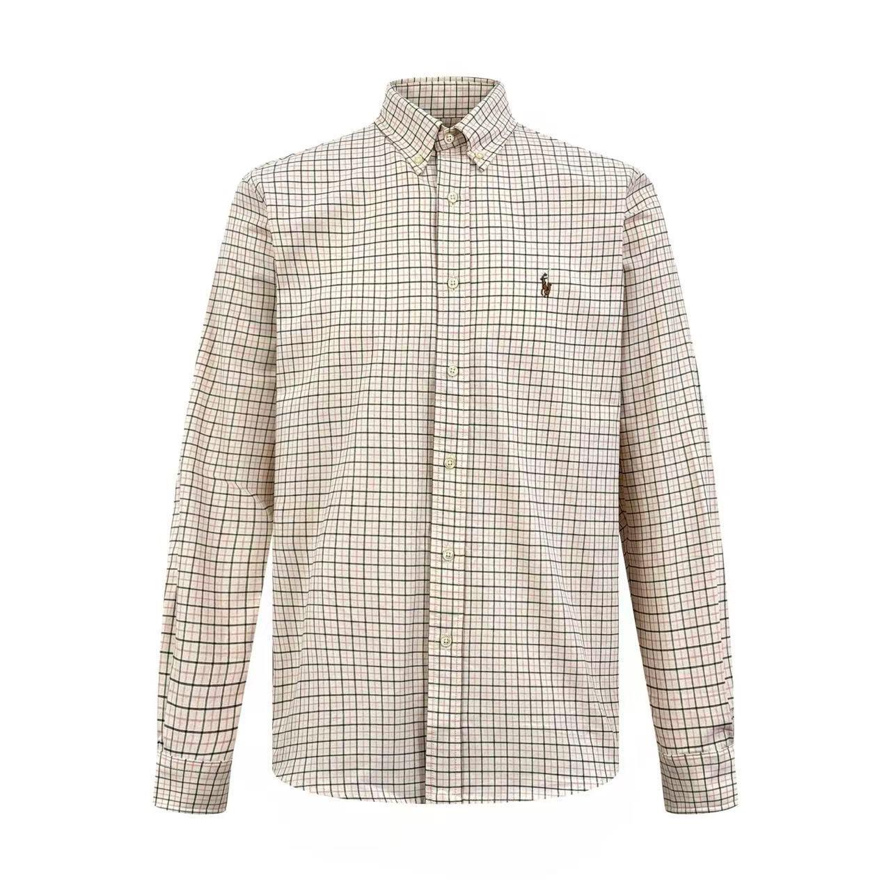 Ralph Lauren Plaid Cotton Twill Sport Shirt - DesignerGu