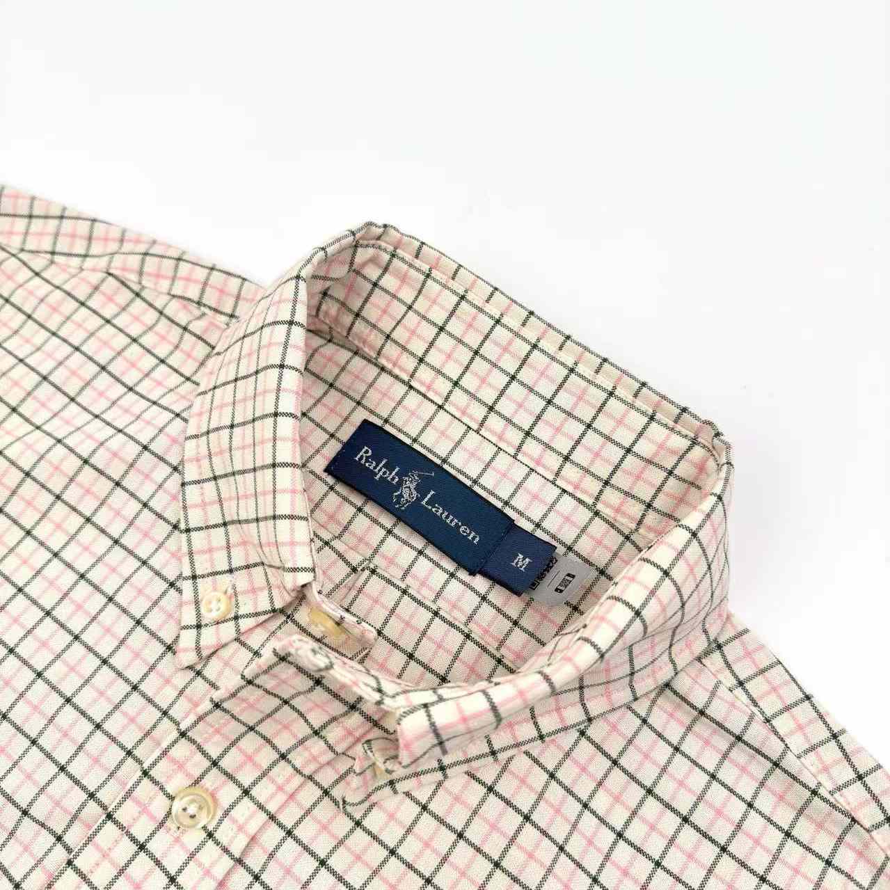  Ralph Lauren Plaid Cotton Twill Sport Shirt - DesignerGu