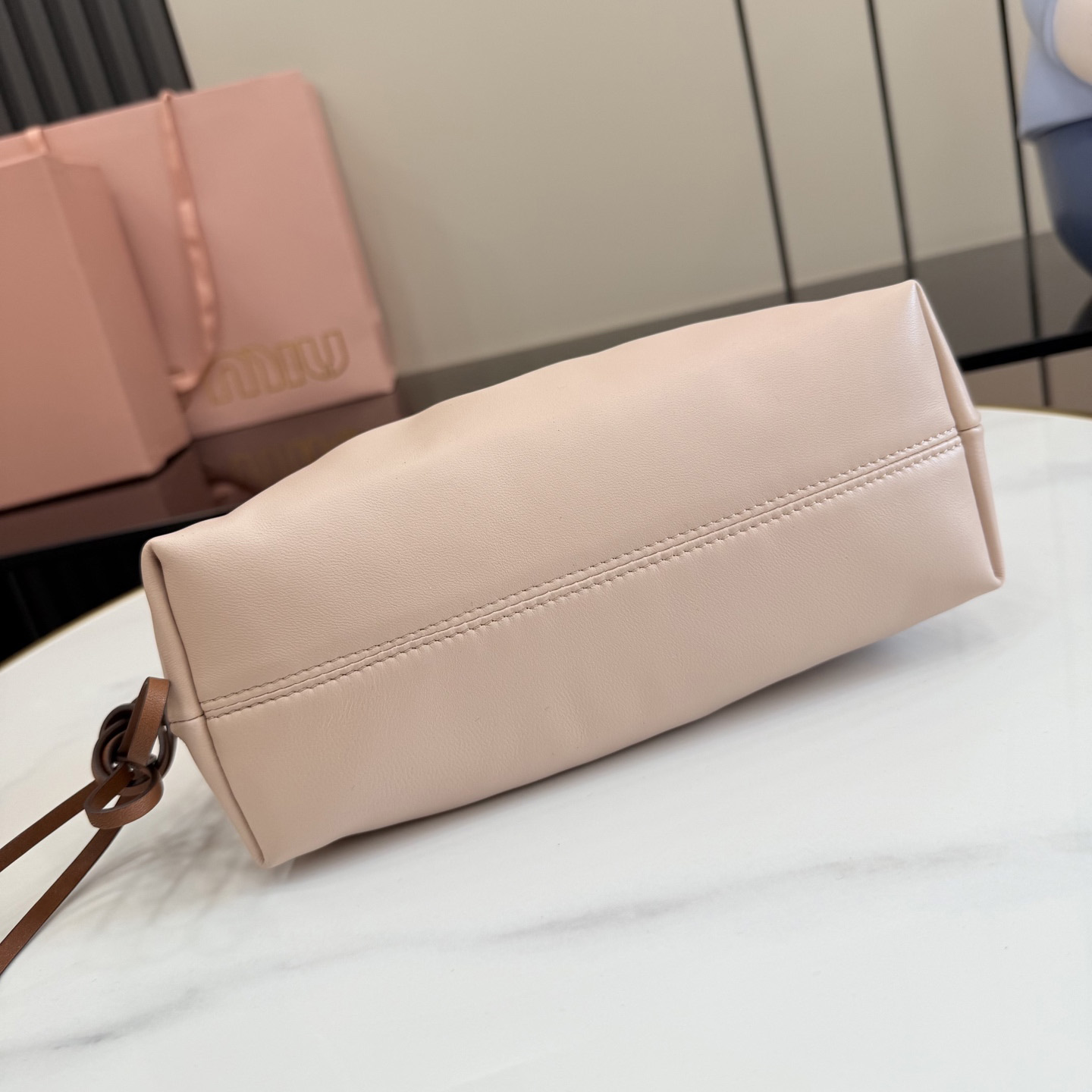 Miu Miu Nappa Leather Pouch 5NE030 - DesignerGu