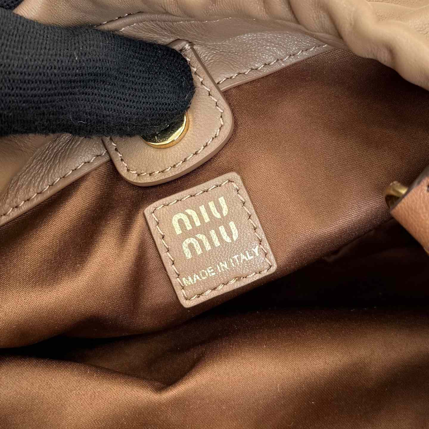 Miu Miu Nappa Leather Pouch 5NE030 - DesignerGu