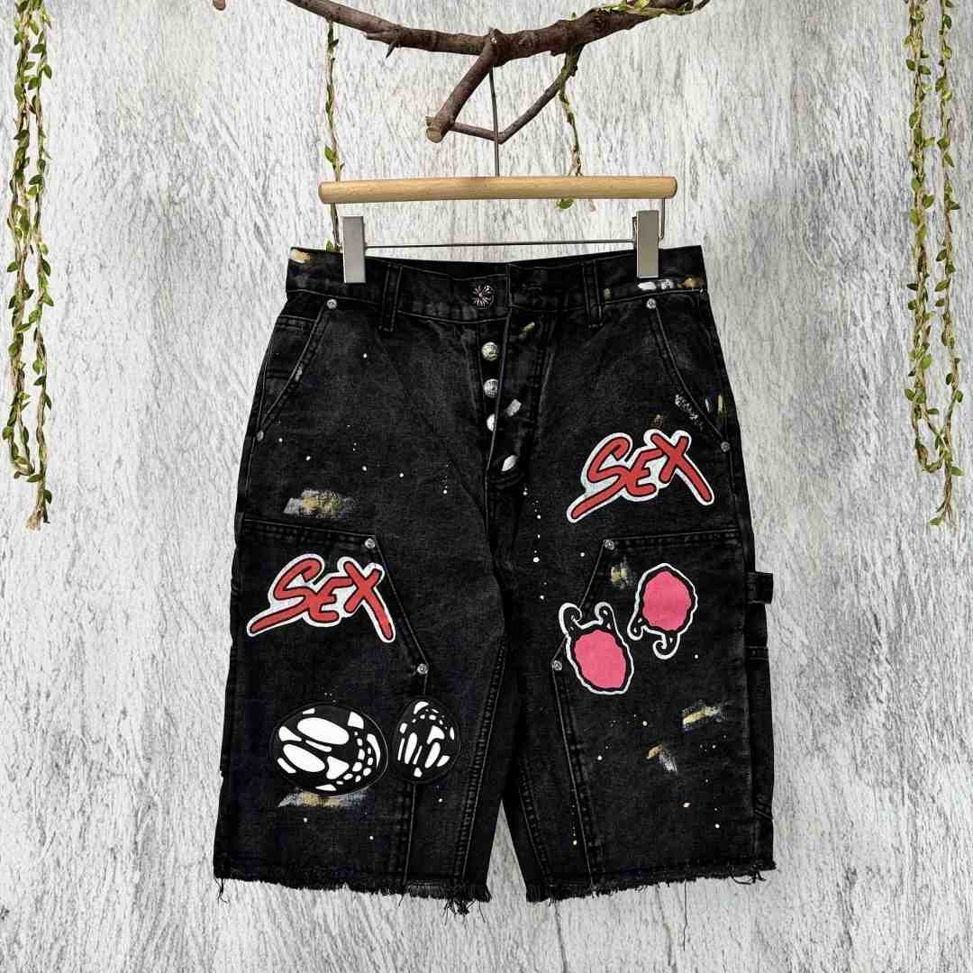 Chrome Hearts Denim Shorts - DesignerGu