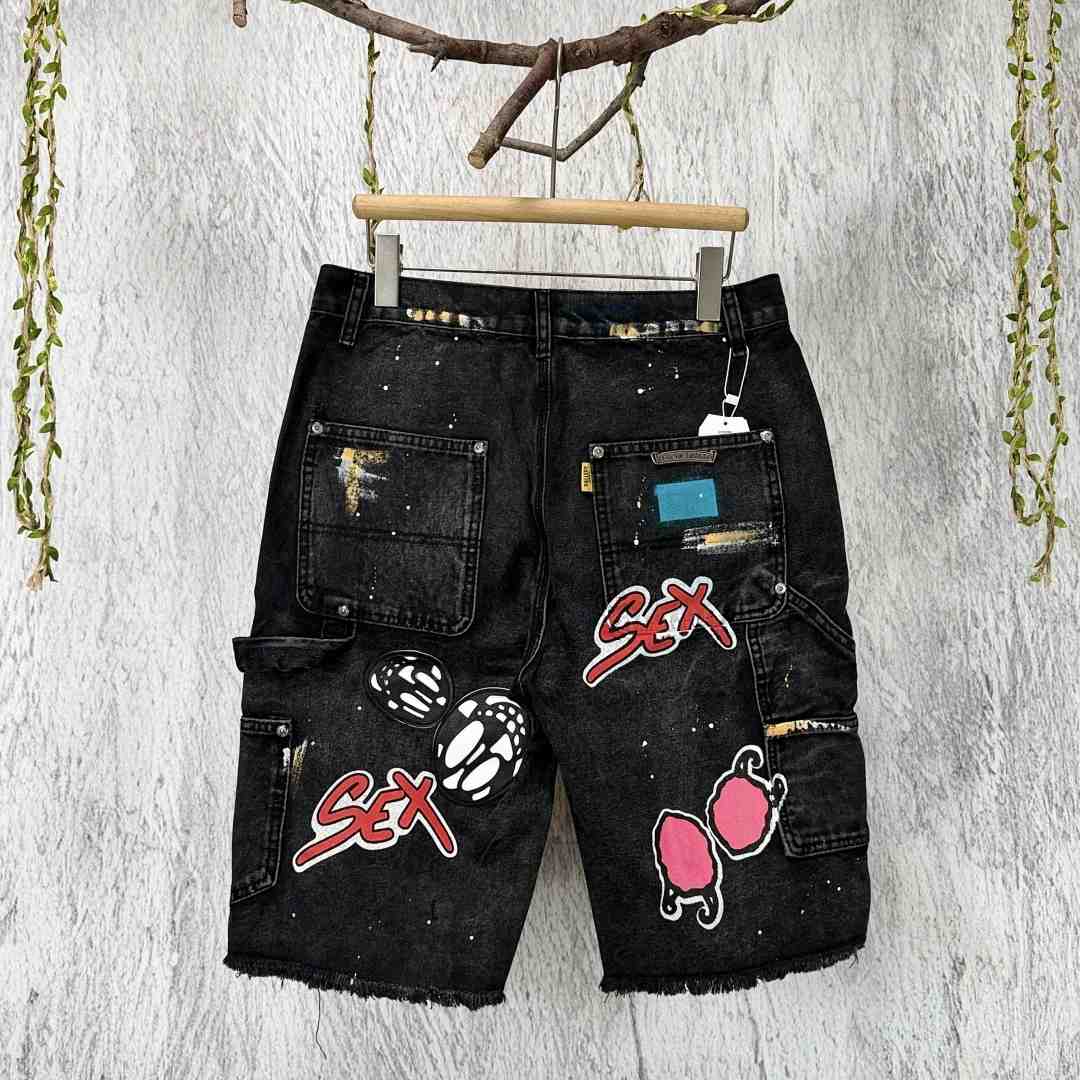 Chrome Hearts Denim Shorts - DesignerGu