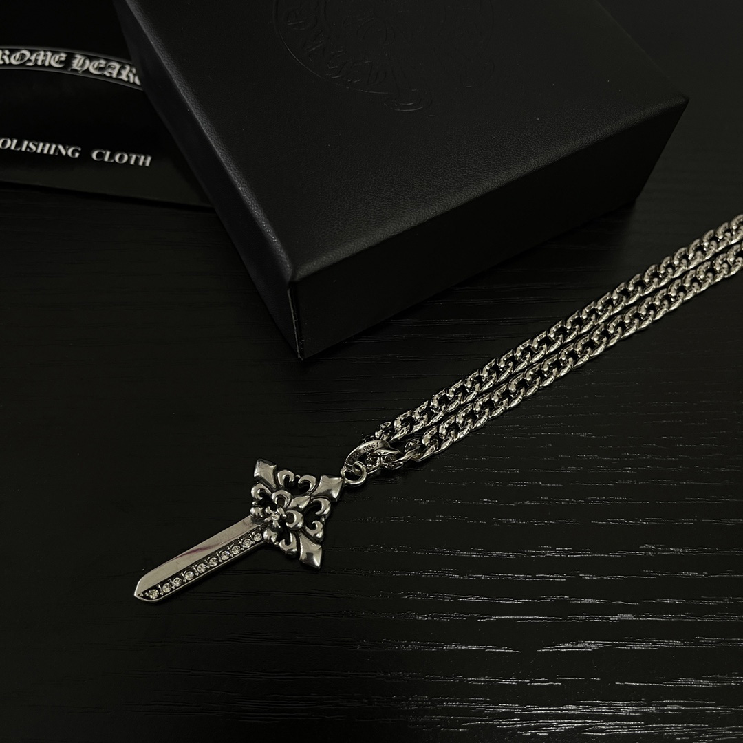Chrome Heart Necklace   - DesignerGu