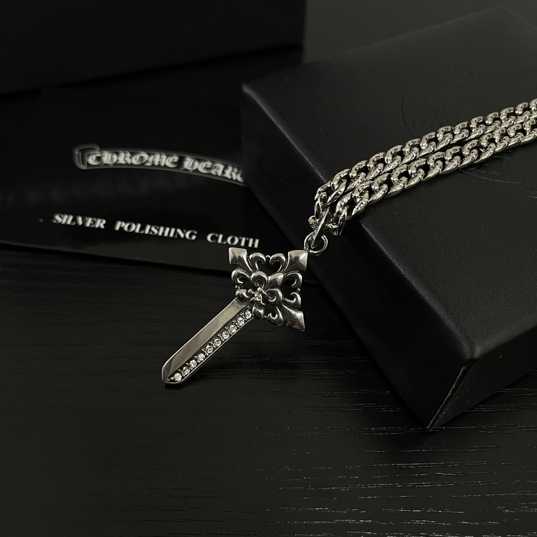Chrome Heart Necklace   - DesignerGu