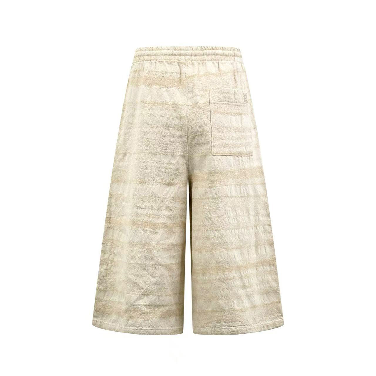 Loewe Drawstring Shorts In Denim - DesignerGu
