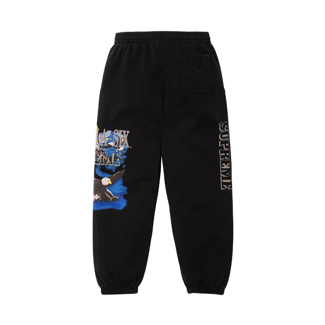 Supreme x MM6 Maison Margiela Eagle Sweatpant 'Black' - DesignerGu