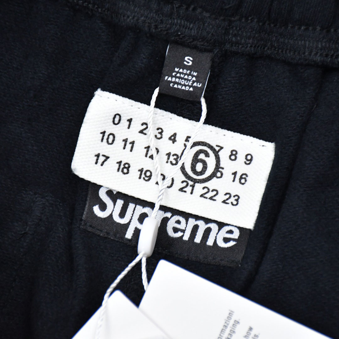 Supreme x MM6 Maison Margiela Eagle Sweatpant 'Black' - DesignerGu