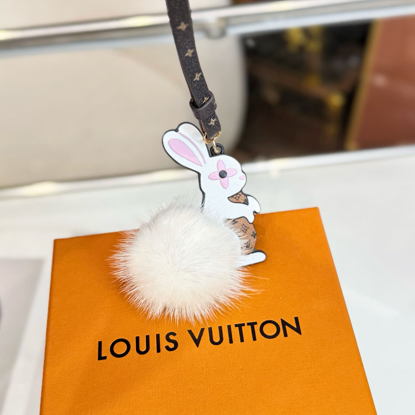 Louis Vuitton Rabbit LV Furry Friend Bag Charm M03217 - DesignerGu