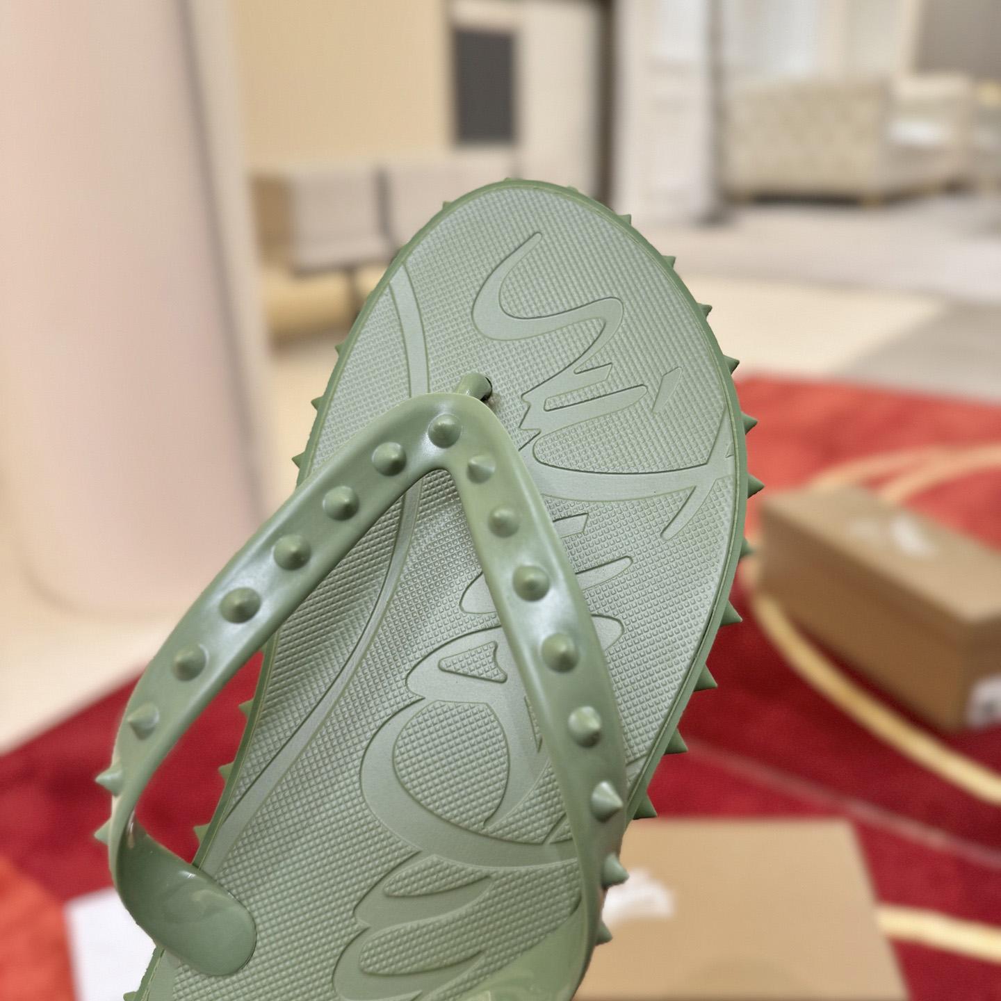 Christian Louboutin Super Loubi Flip Flops - DesignerGu