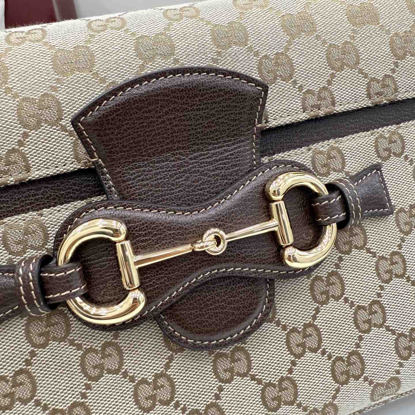 Gucci Horsebit Duomo Medium Top Handle Bag A006N6 - DesignerGu