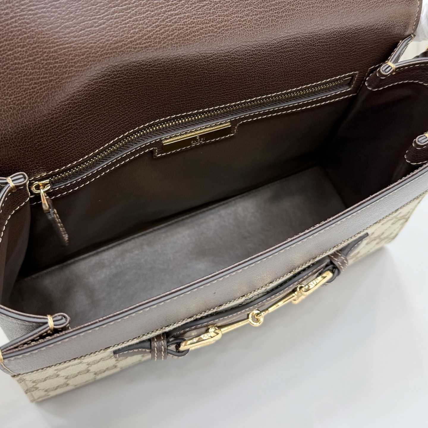 Gucci Horsebit Duomo Medium Top Handle Bag A006N6 - DesignerGu