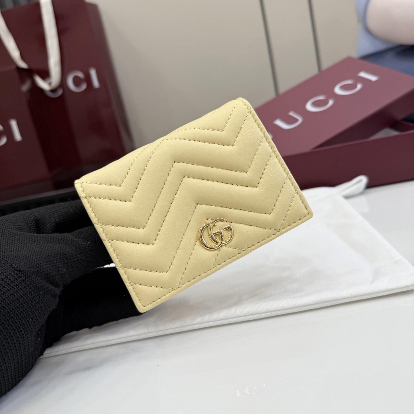 Gucci GG Marmont Small Wallet 466492 - DesignerGu