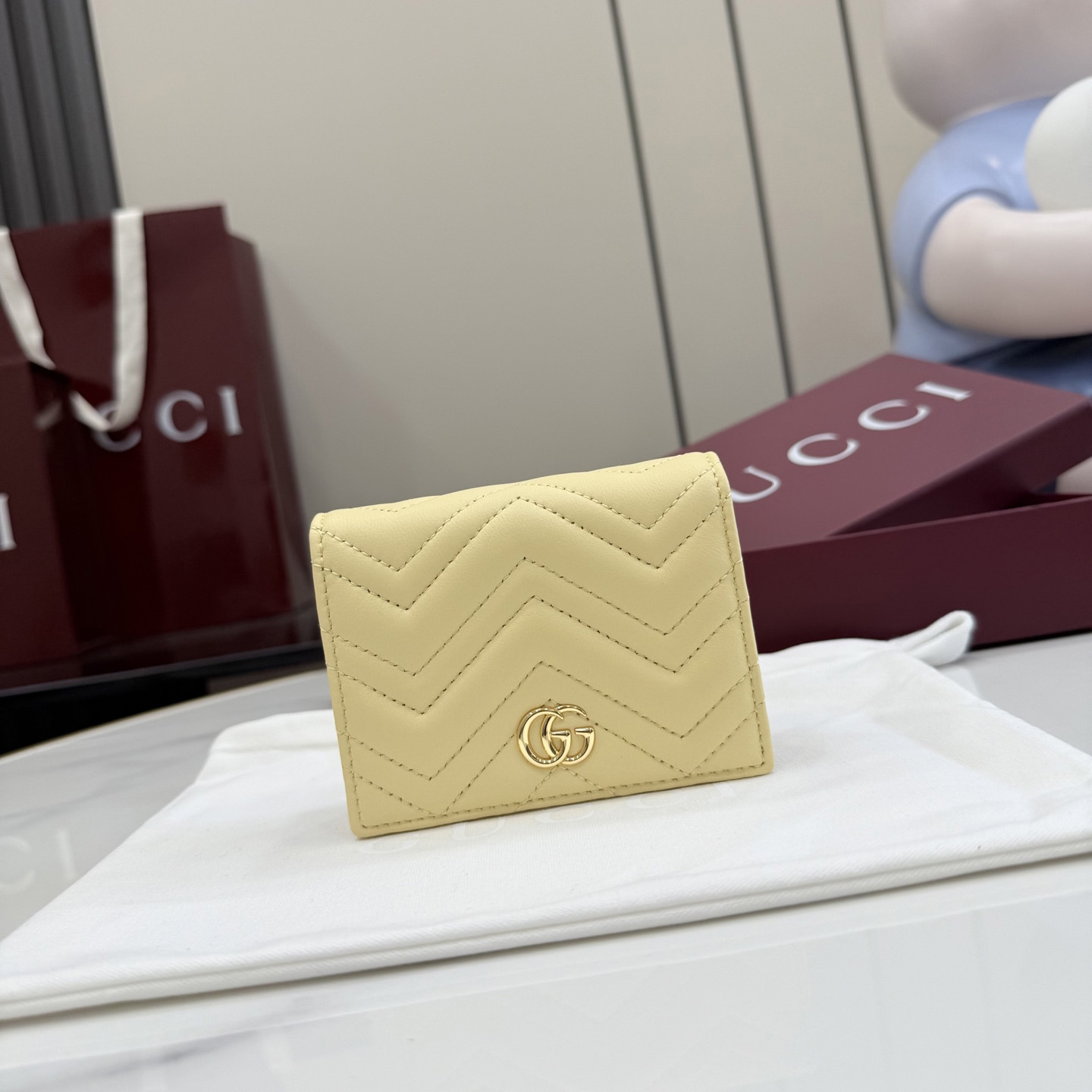 Gucci GG Marmont Small Wallet 466492 - DesignerGu