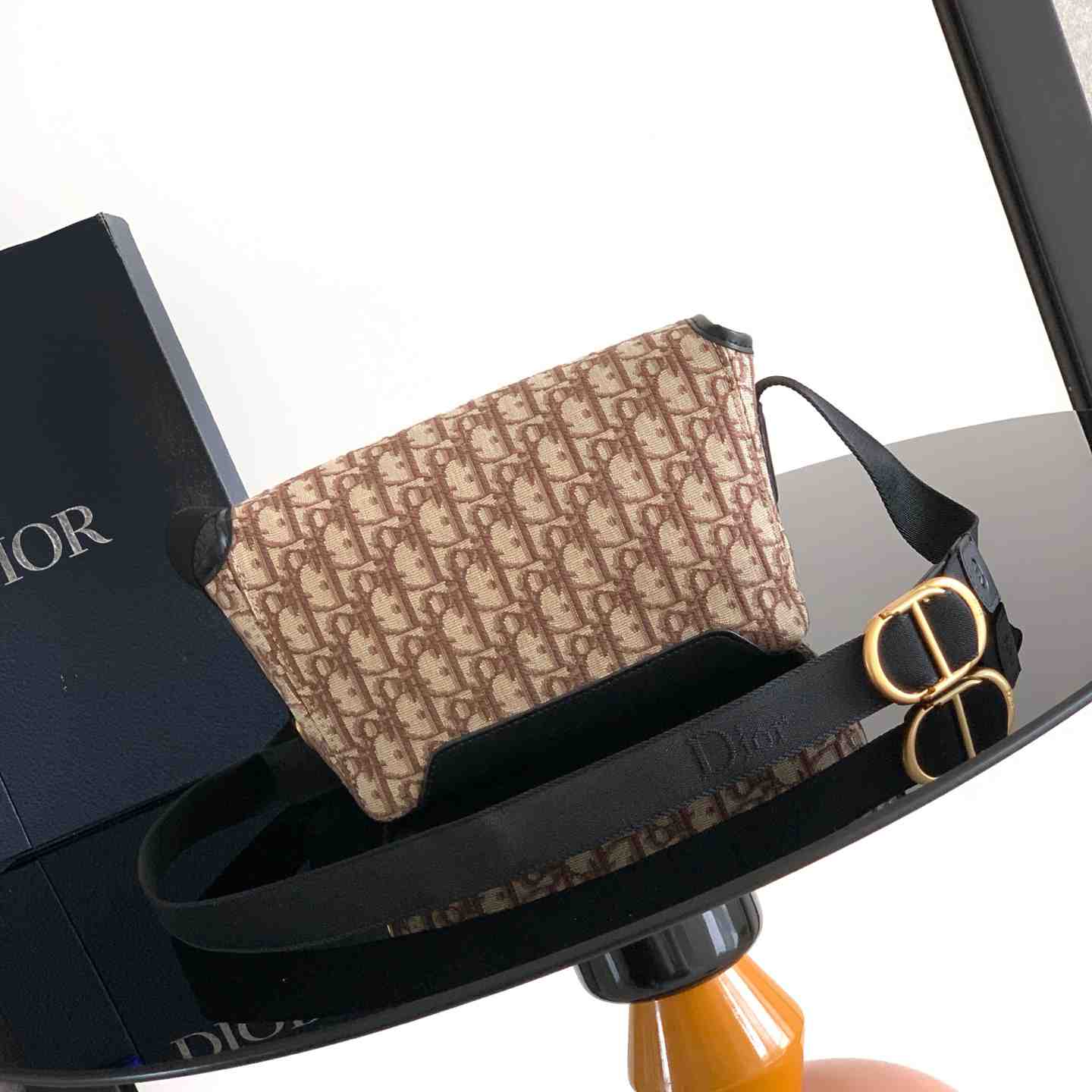 Dior Mini Dior Jett Messenger Bag With Flap - DesignerGu