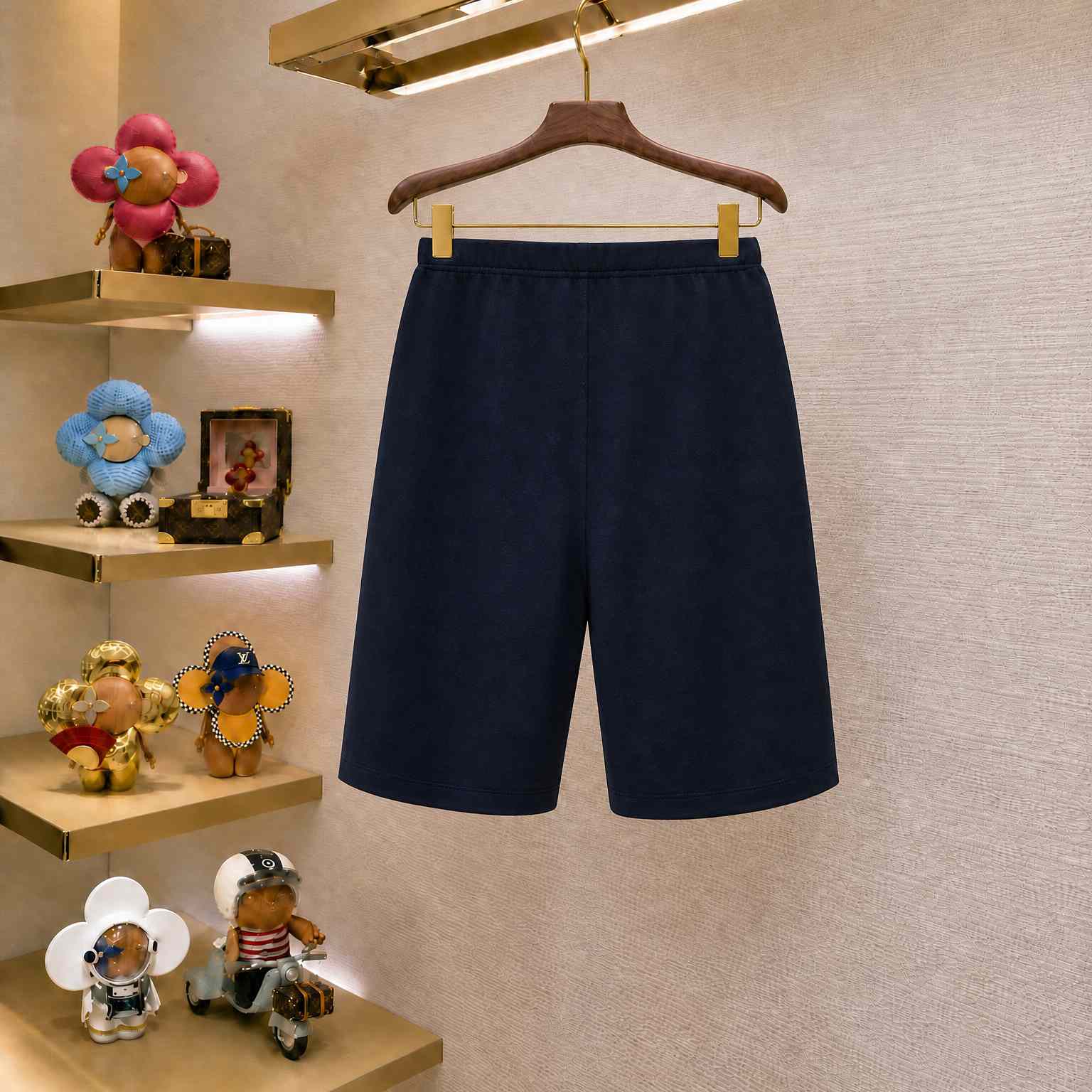 Miu Miu Embroidered Piqué Shorts - DesignerGu