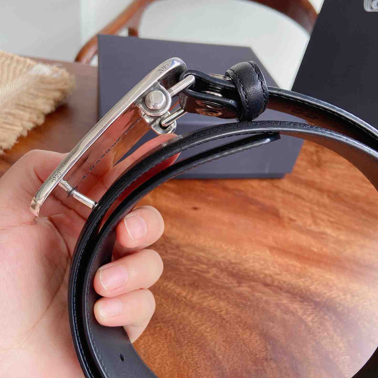 Chrome Hearts Leather Belt   - DesignerGu