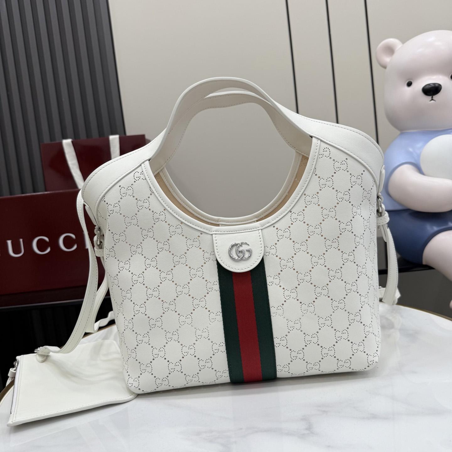 Gucci Giglio Small Tote Bag 860845 - DesignerGu