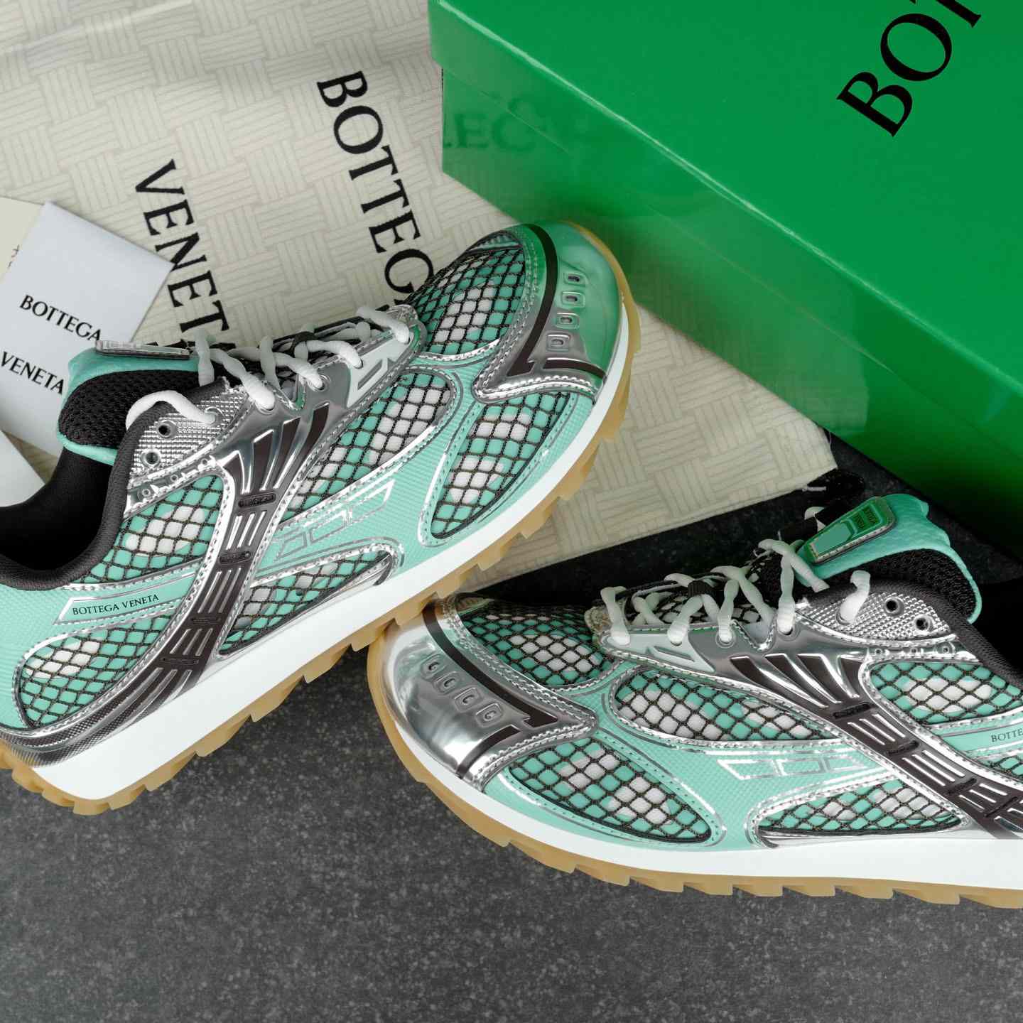 Bottega Veneta Orbit Sneaker - DesignerGu