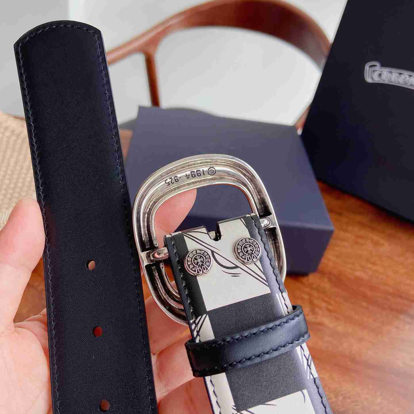 Chrome Hearts Leather Belt   - DesignerGu