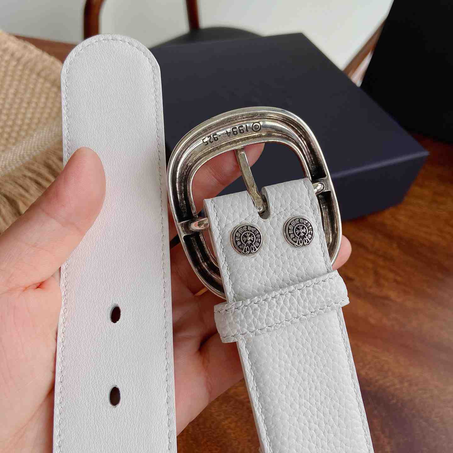 Chrome Hearts Leather Belt   - DesignerGu