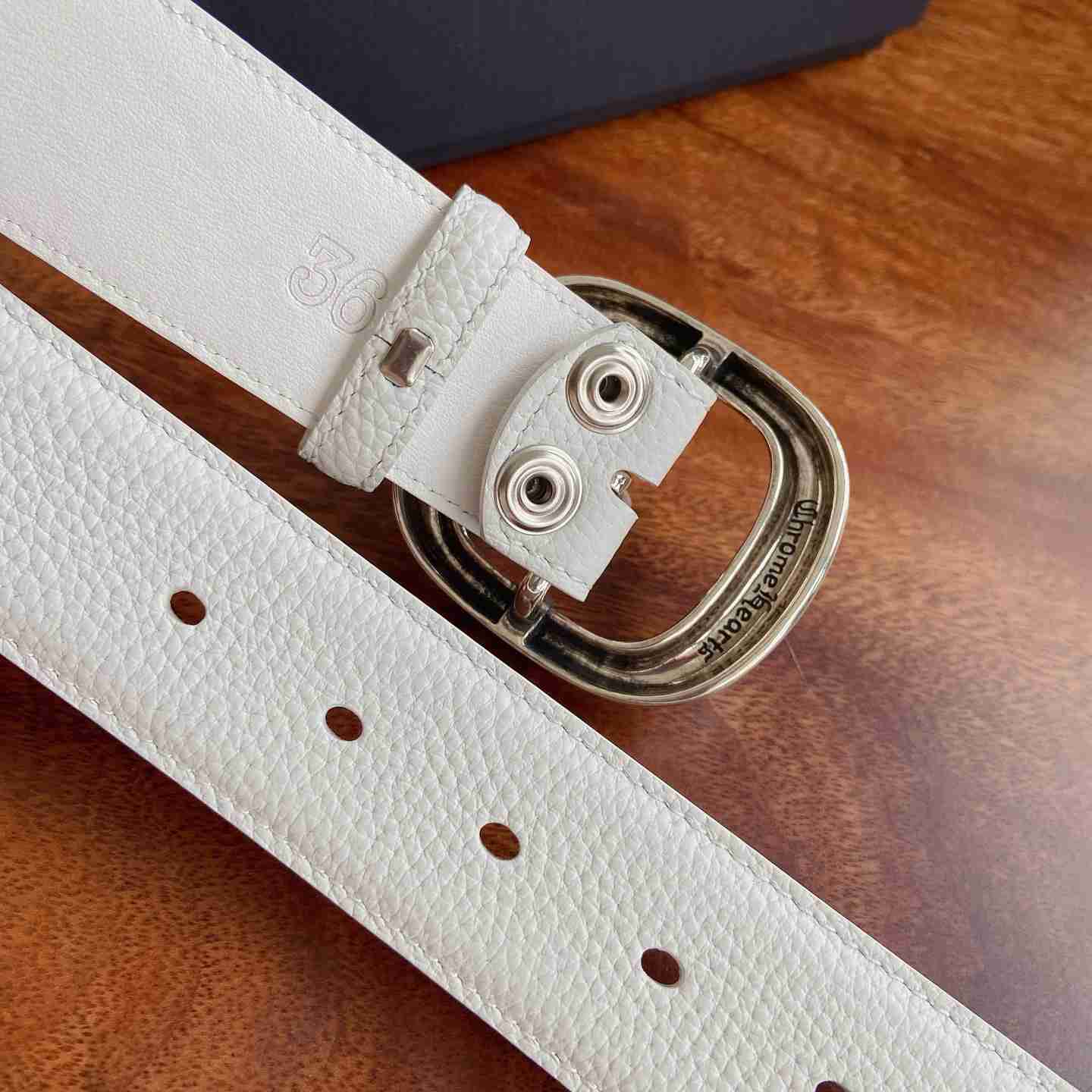 Chrome Hearts Leather Belt   - DesignerGu