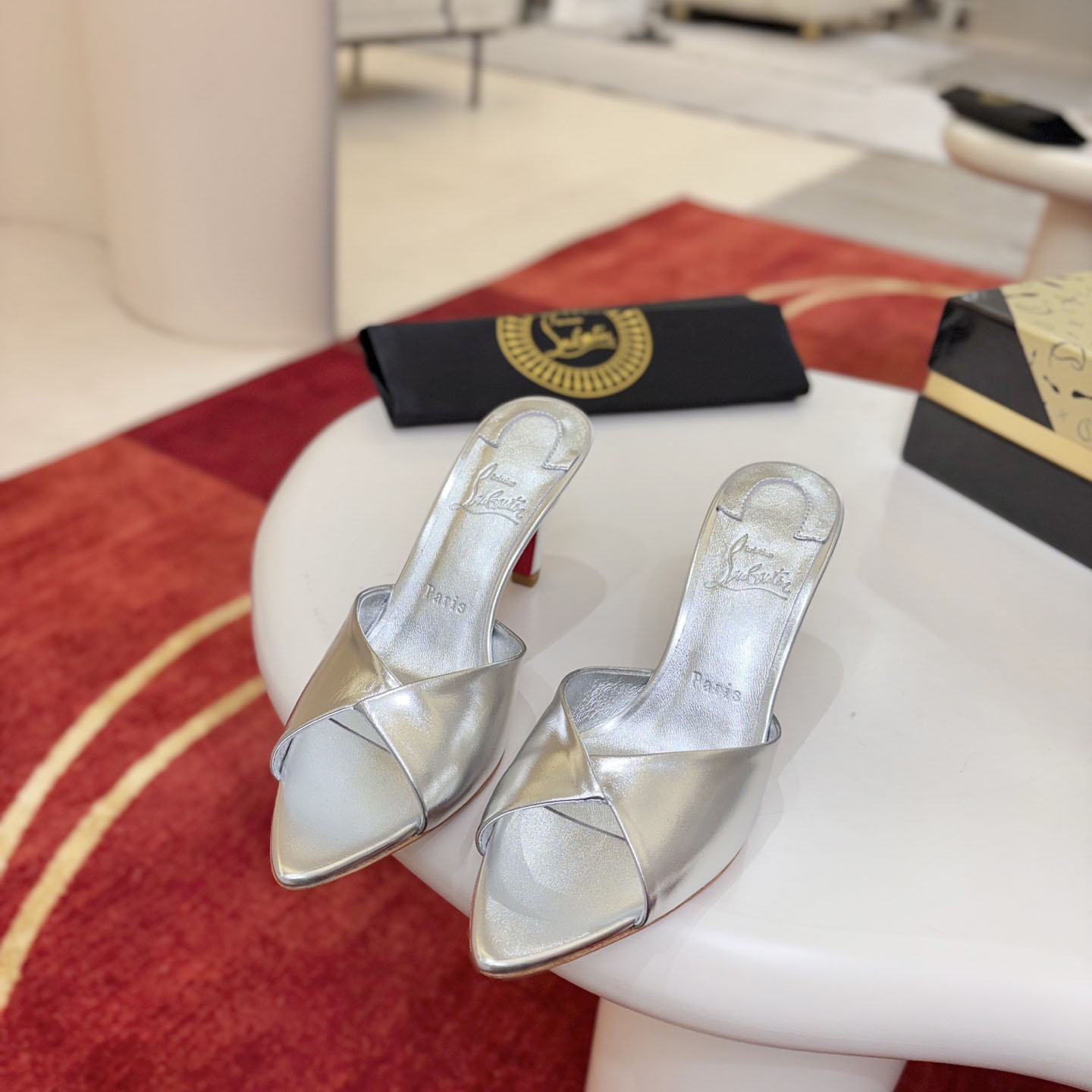 Christian Louboutin Fanny Slide 85 mm Mules - DesignerGu