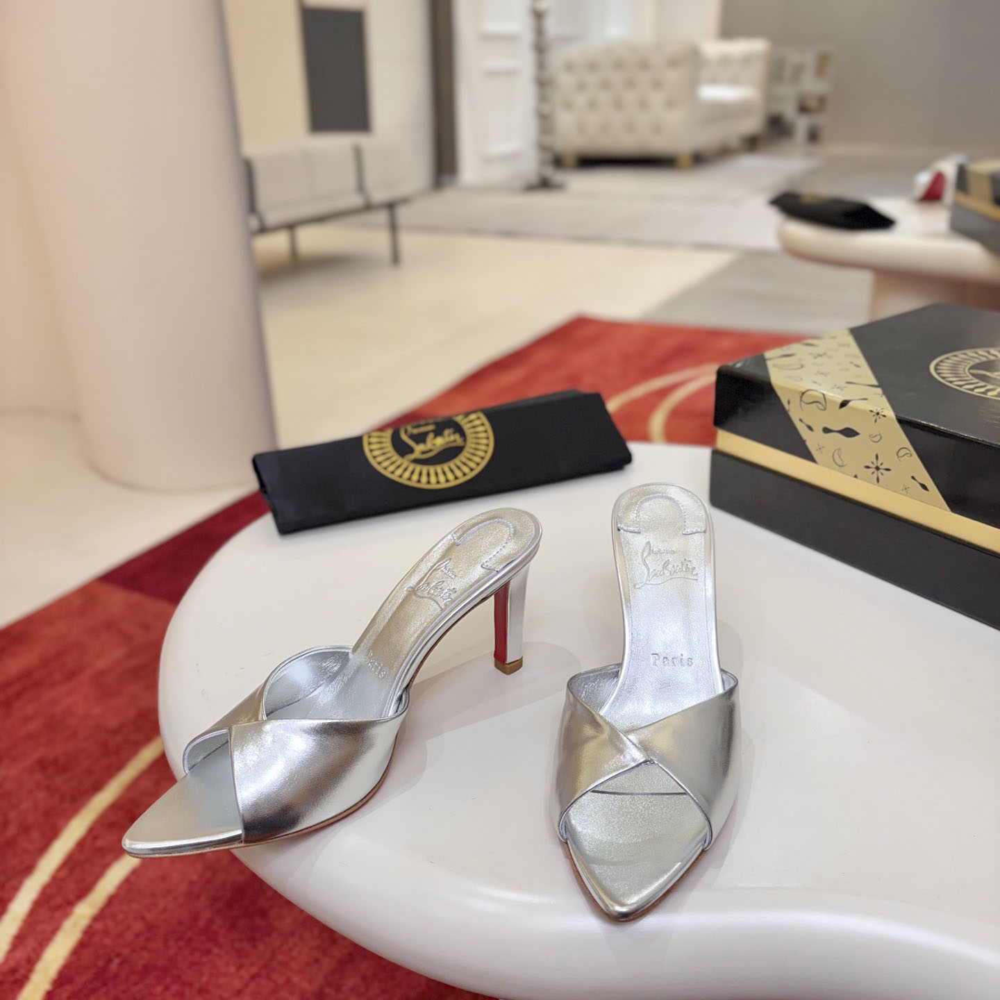 Christian Louboutin Fanny Slide 85 mm Mules - DesignerGu