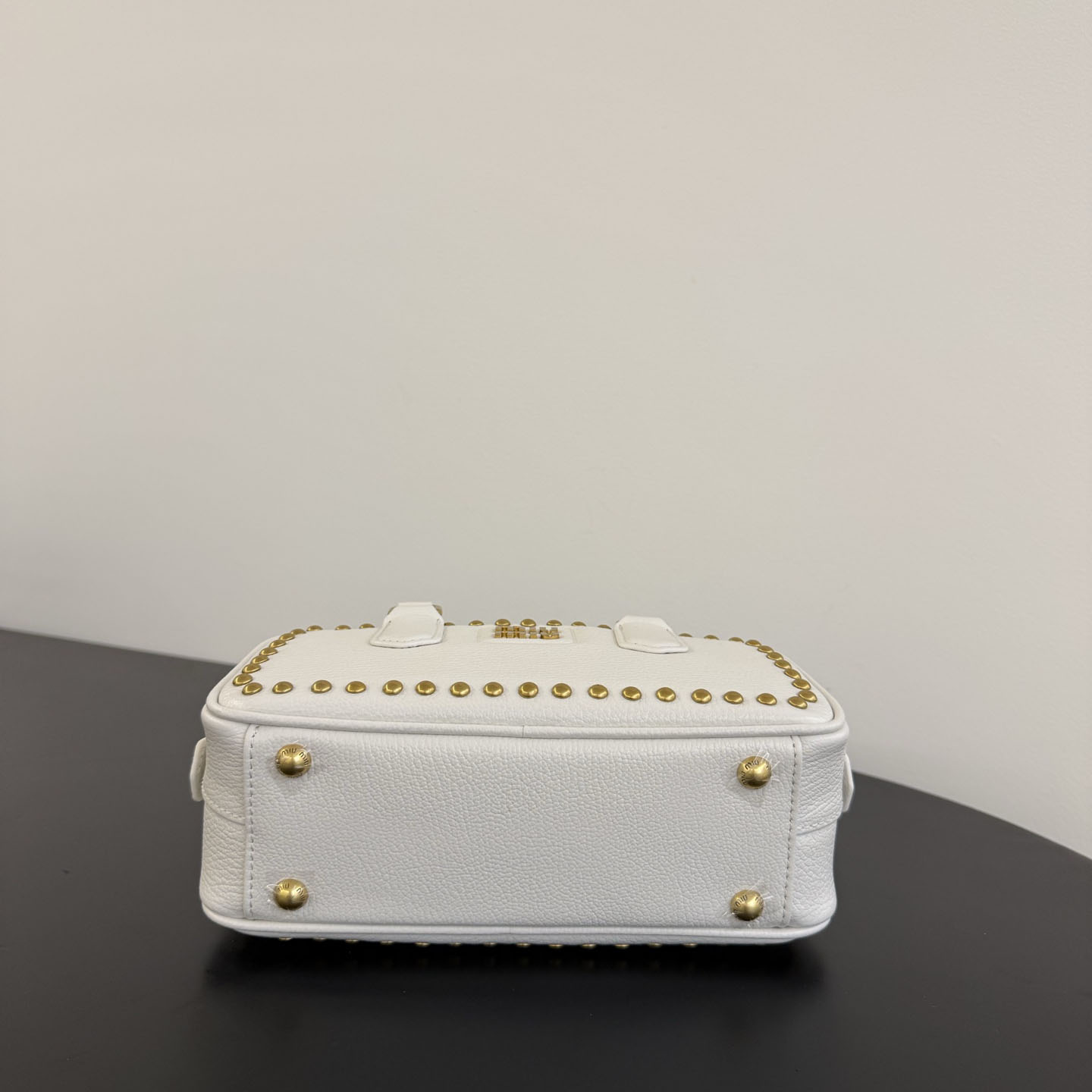 Miu Miu Arcadie Studded Leather Bag  - DesignerGu