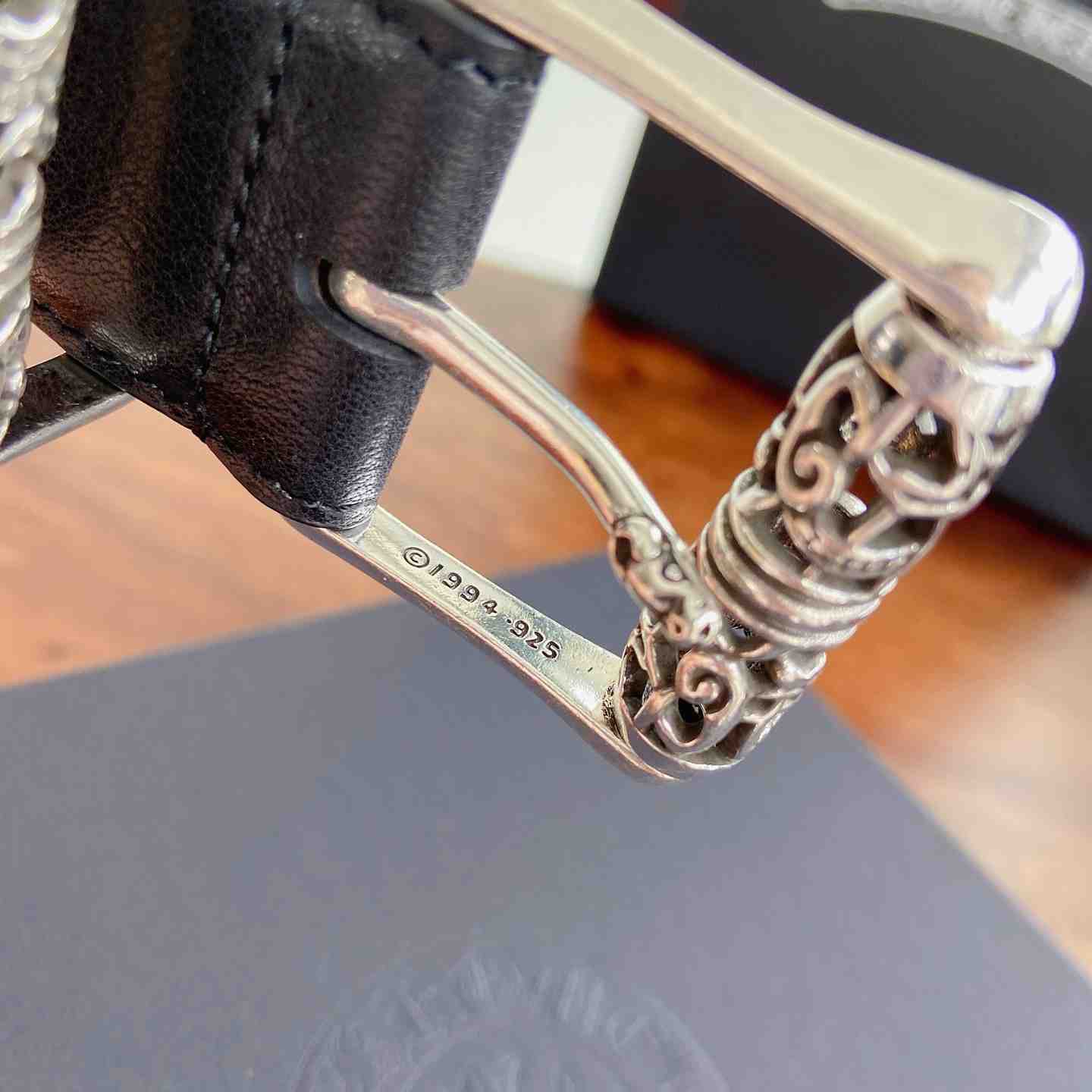 Chrome Hearts Leather Belt   - DesignerGu