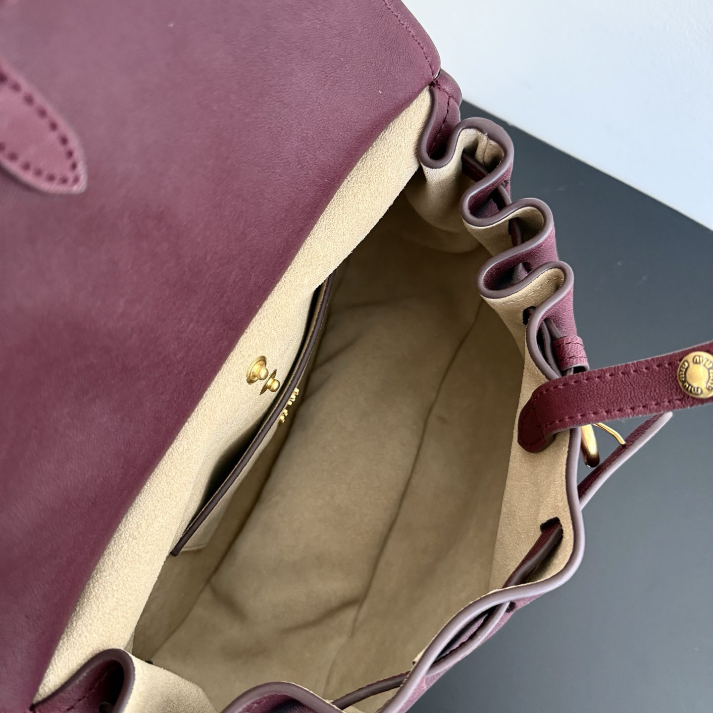 Miu Miu Rendez-Vous Nappa Leather Bag - DesignerGu