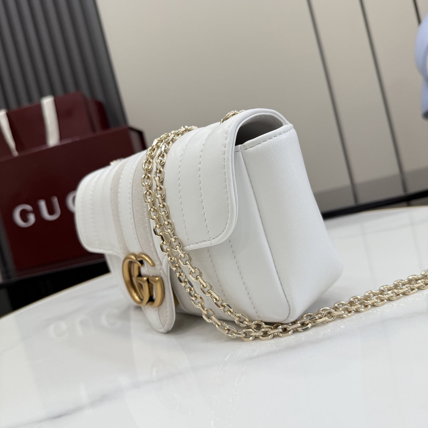 Gucci Jetset GG Marmont Small Shoulder Bag A006X1 - DesignerGu