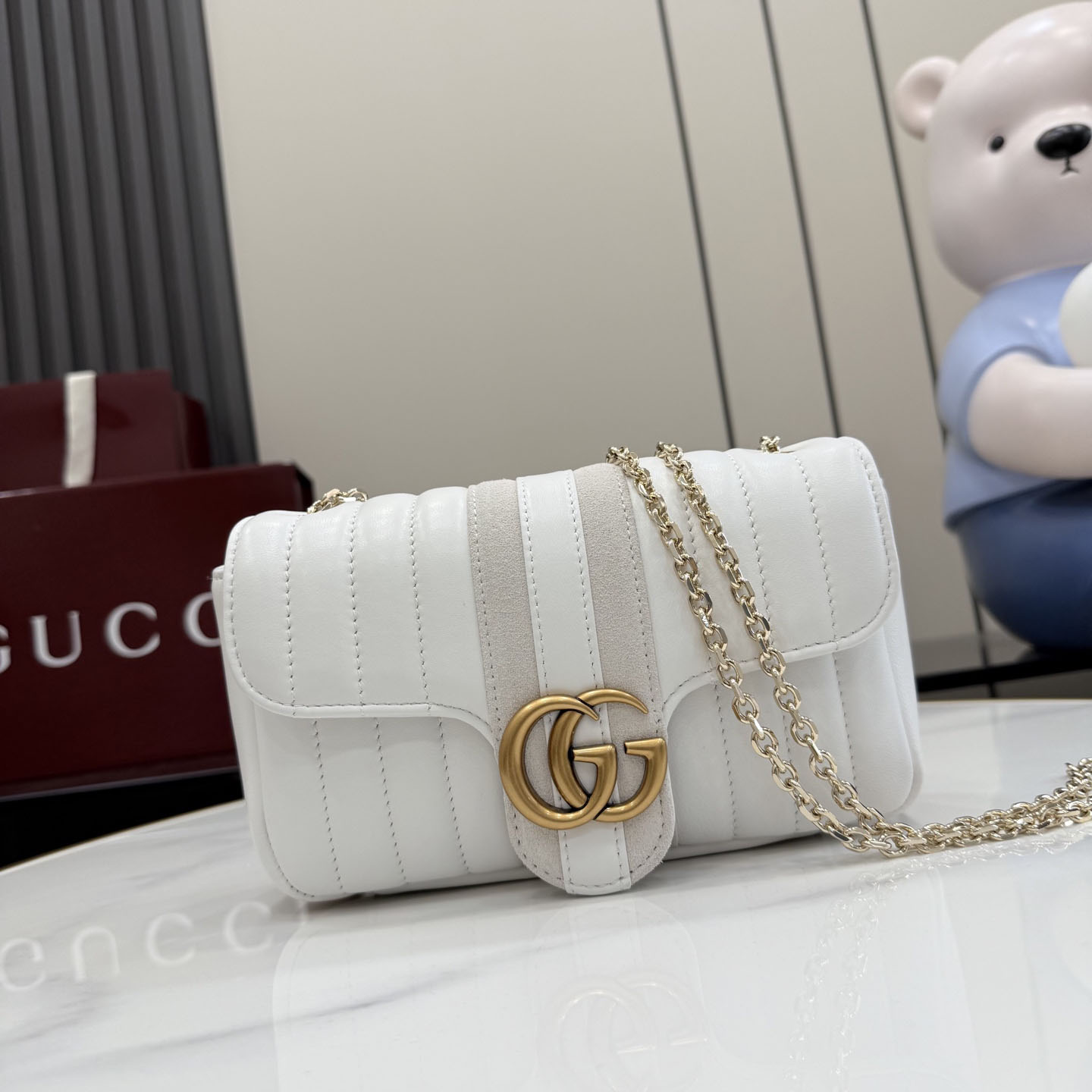 Gucci Jetset GG Marmont Small Shoulder Bag A006X1 - DesignerGu