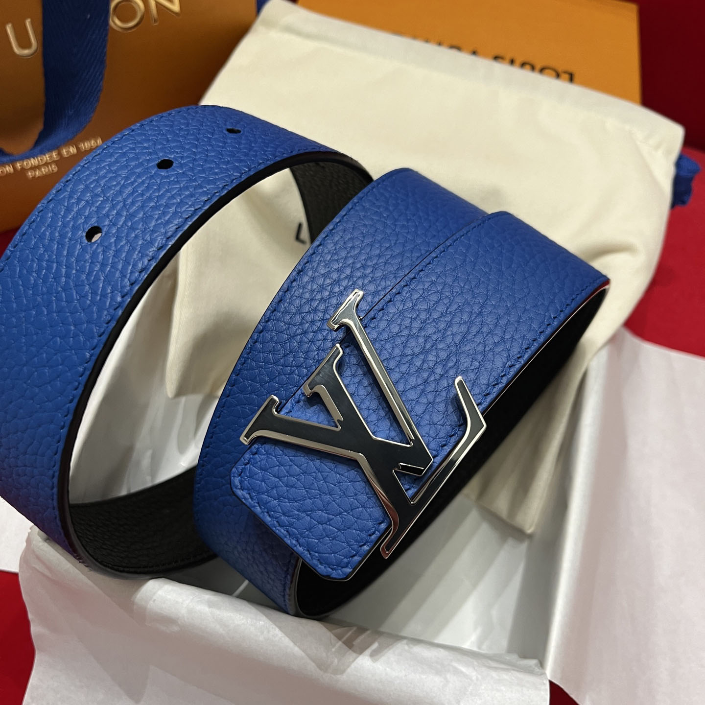 Louis Vuitton 40mm Reversible Belt - DesignerGu