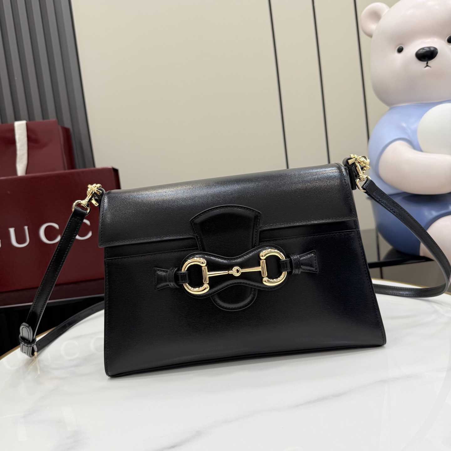 Gucci Horsebit Duomo Medium Top Handle Bag A006N6 - DesignerGu
