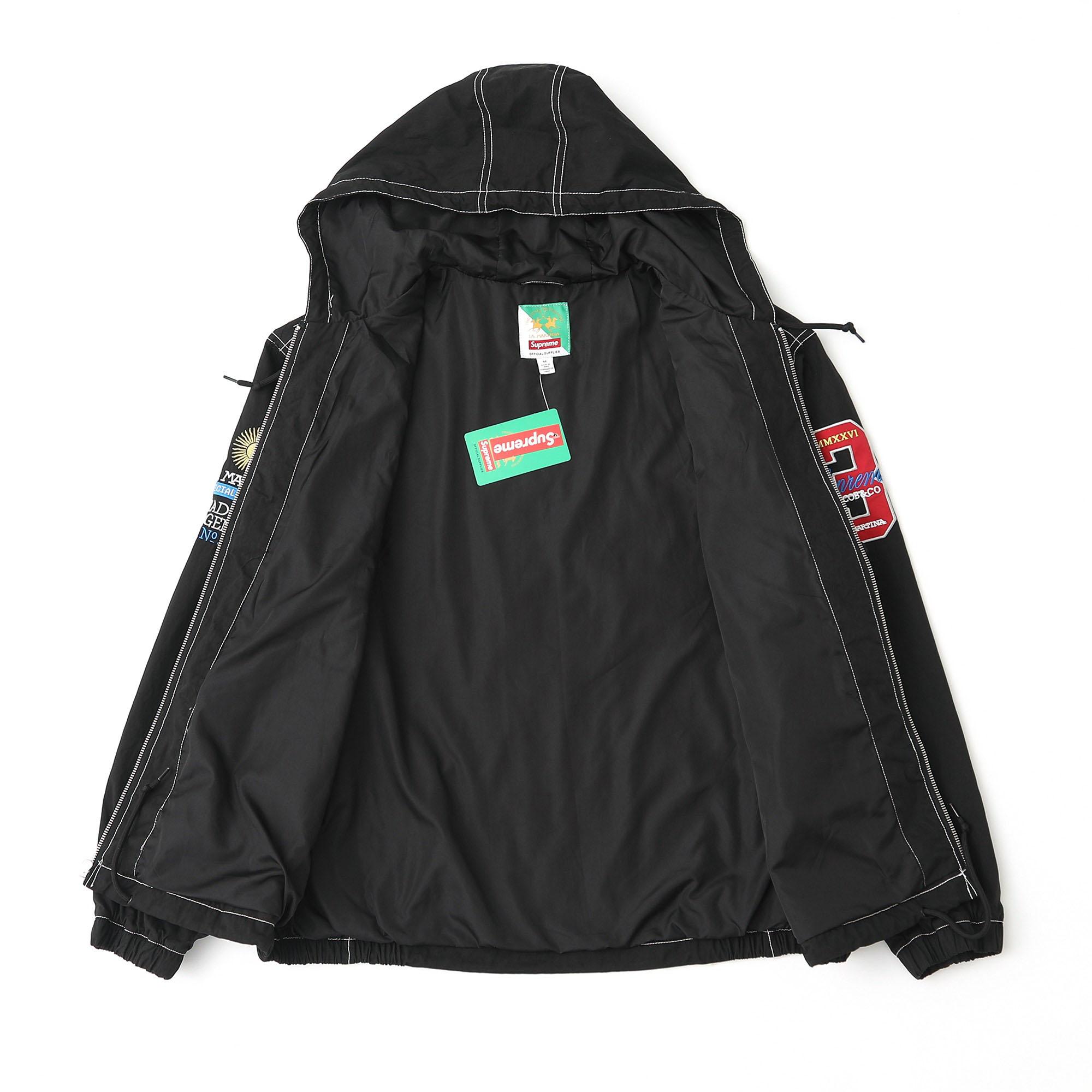 Supreme x La Martina x Jacob & Co Lightweight Hooded Jacket 'Black' - DesignerGu