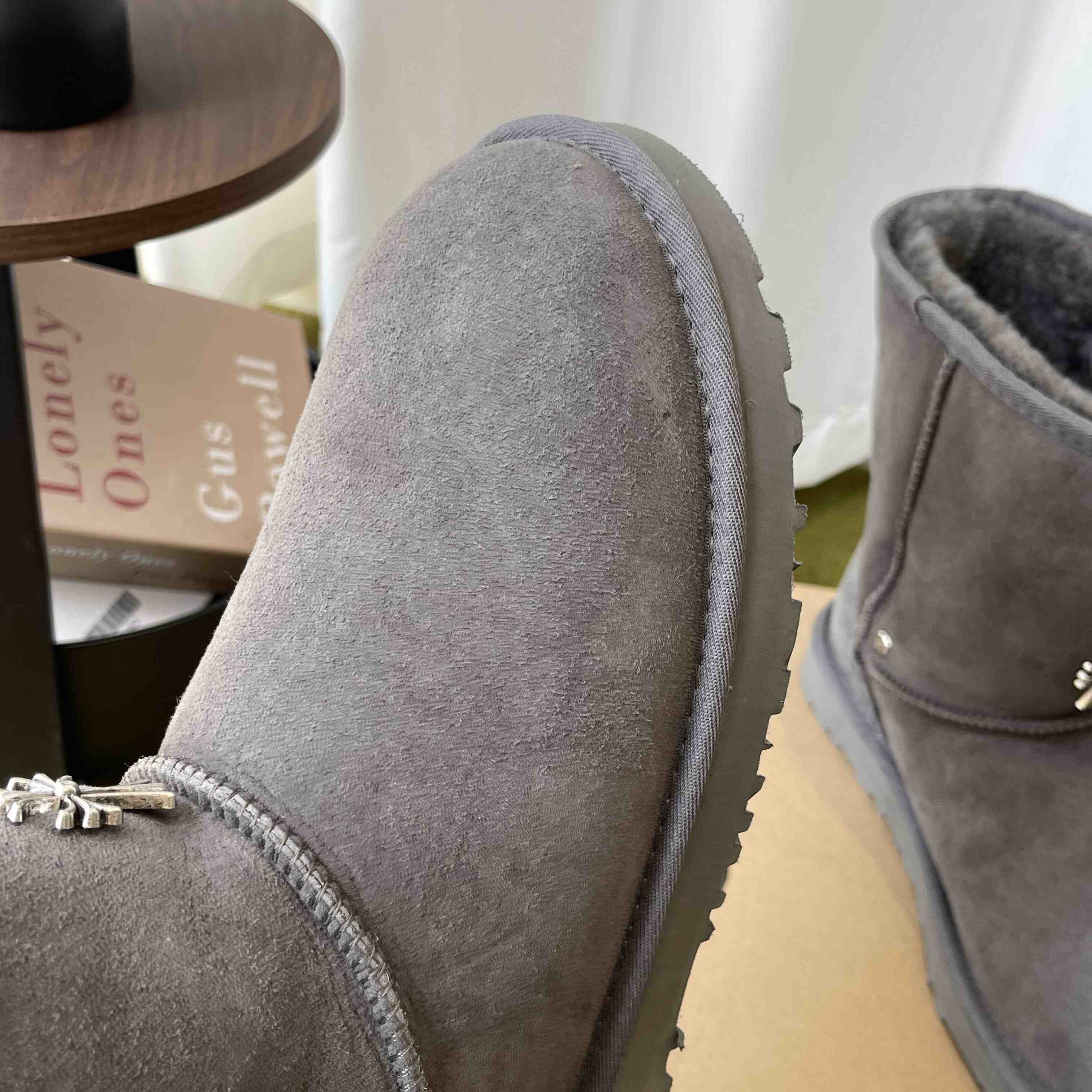 Chrome Hearts Cross Embellished Ugg Boots - DesignerGu
