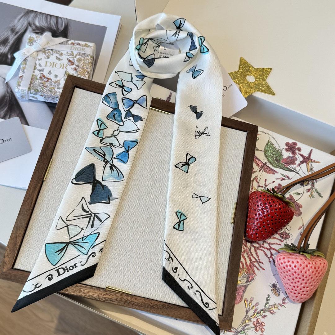 Dior Dioriviera Dior Bows Mitzah Scarf - DesignerGu
