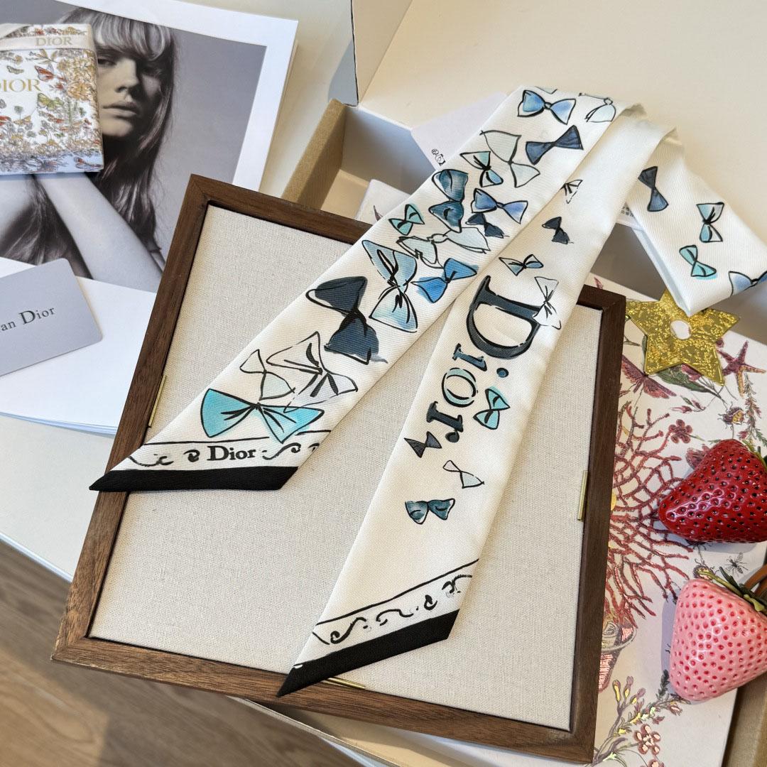 Dior Dioriviera Dior Bows Mitzah Scarf - DesignerGu