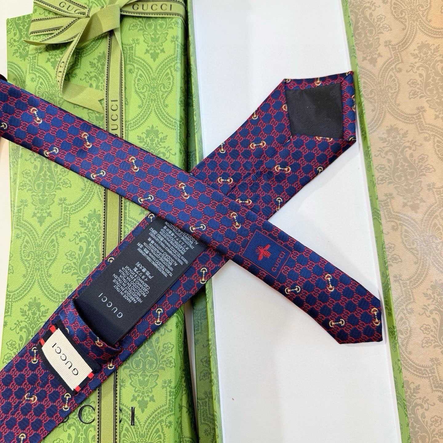 Gucci GG Silk Jacquard Tie - DesignerGu