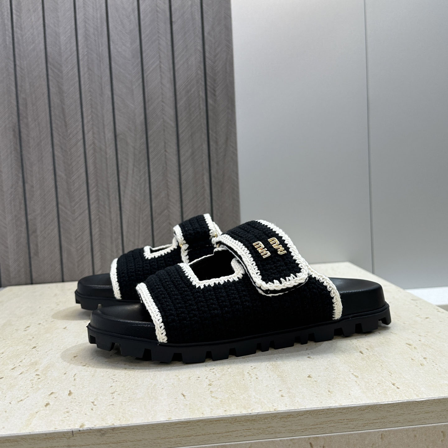 Miu Miu Crochet Sandals - DesignerGu